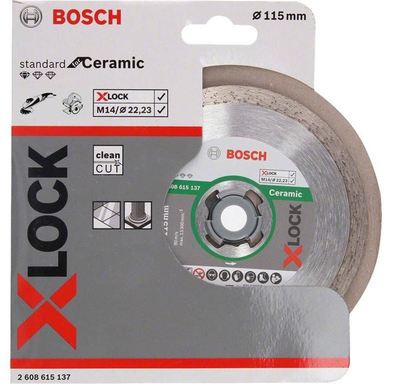 Diamentowa tarcza tnąca BOSCH X-LOCK 125x1,6x7 mm