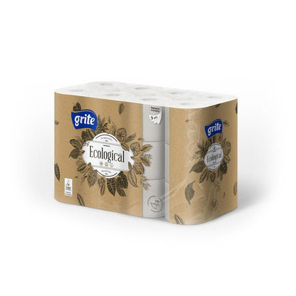Papier toaletowy Grite Ecological (3 warstwy), 24 szt.
