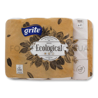 Tualetinis popierius Grite Ecological (3 sl.), 24 vnt.