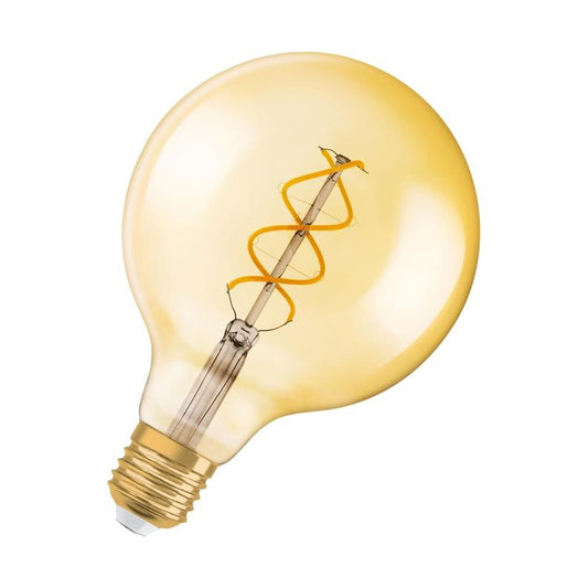 LEMPUTĖ OSRAM LED, G125, E27, 4,5 W, 300 lm, 2000 K, DIM