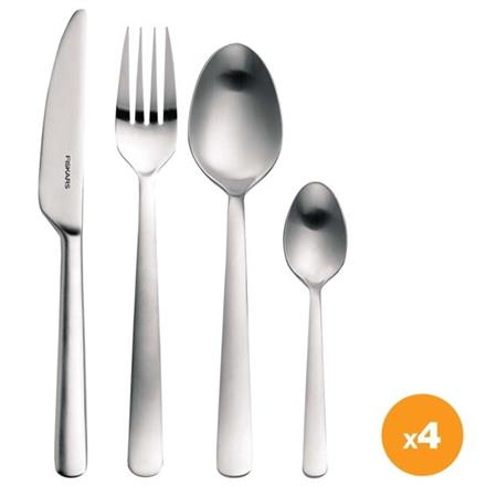 Komplet sztućców Fiskars FF, srebrny