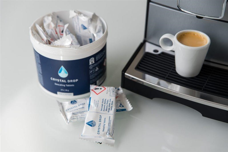 Kavos aparatų kalkių šalinimo tabl. Crystal Drop, 12 ciklų