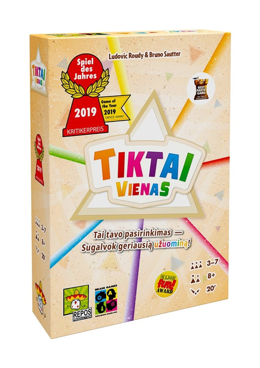 Stalo žaidimas Tiktai vienas (just one)