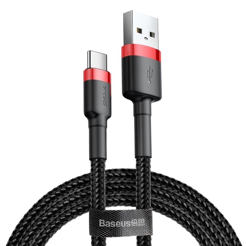 Laidas BASEUS USB TypeA M, USB TypeC M, 1m juodas CATKLF-B91