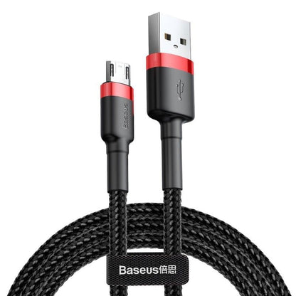 Kabelis BASEUS USB Type A M, MicroUSB M, 1m, juodas