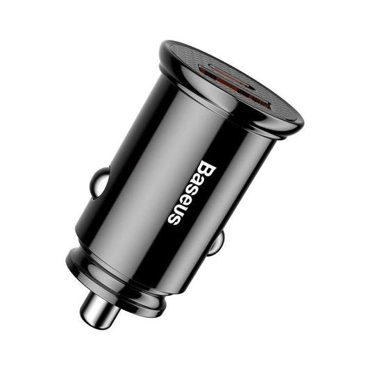 Car charger USB 2.0 - USB-C 30W, black