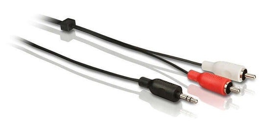 Laidas PHILIPS 3.5mm M, 2xRCA M, 1.5m, juodas SWA2527W/10