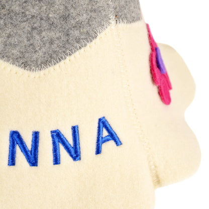 Personalized sauna hat