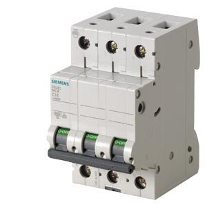 5SL6340-7 5SL Siemens Miniature circuit breaker 3P C40A 6kA