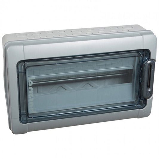 601981 PLEXO3 Modularer Verteilerkasten 1×12, IP65, IK09 N/PE-Klemmen