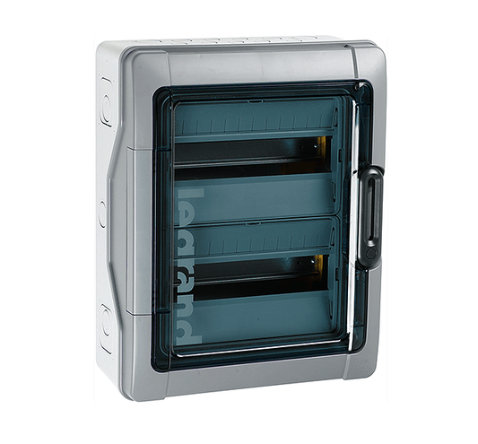 601987 Legrand PLEXO3 Modularer Verteilerkasten 3x18, IP65, IK09 N/PE-Klemmen