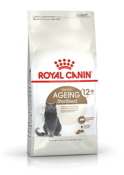 Royal Canin Feline Health Nutrition Sterilised 12+ 0,4kg - Sausas maistas labai vyresnėms sterilizuotoms katėms