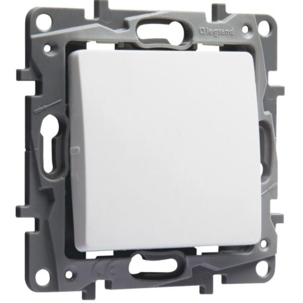 664701 NILOE Schalter 2-Wege 1-fach, 10A, weiß