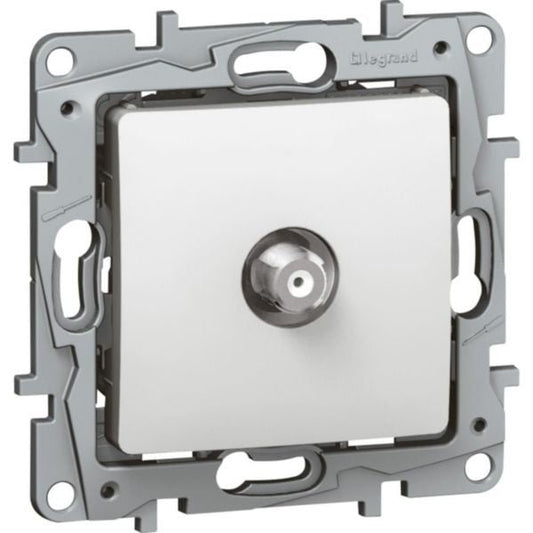 664750 NILOE Steckdose TV F, weiß