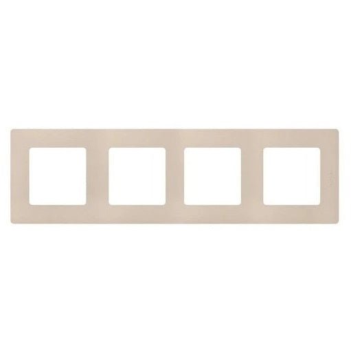 665014 Legrand NILOE Platte 4-fach, elfenbein