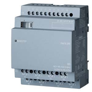 6ED1055-1NB10-0BA2 DM16 24R expansion module, PS/I/O: 24 V DC/24 V DC/relay, 8 DI/8 DO, 4 MW for LOGO! 8