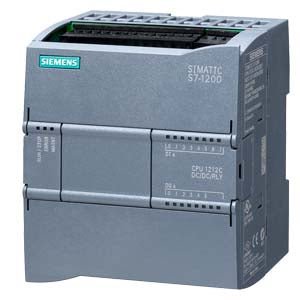6ES7212-1HE40-0XB0 SIMATIC S7-1200, CPU 1212C, Kompakt-CPU, DC/DC/Relais, Onboard-E/A: 8 DI 24 V DC; 6 DO Relais 2 A; 2 AI 0-10 V DC