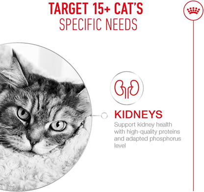 ROYAL CANIN Ageing 15+ Chunks In Gravy - Wet Food For Senior Cats 12x85g