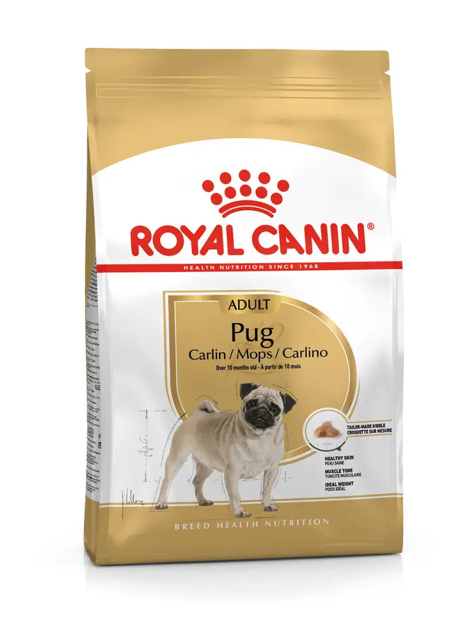 Royal Canin Pug Adult - Specialus sausas maistas suaugusiems šunims 1,5 kg