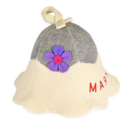 Personalized sauna hat