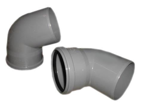 Vidaus kanalizacijos alkūnė Wavin,  Ø 110 mm, 67 °