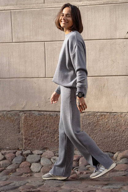 Ora 100% Merino Pants Light Grey