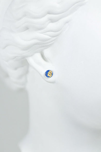 "Fauci" porcelain earrings