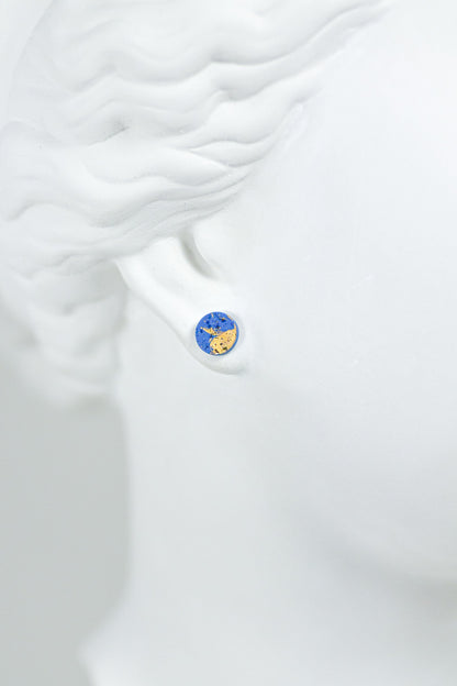 "Fauci" porcelain earrings