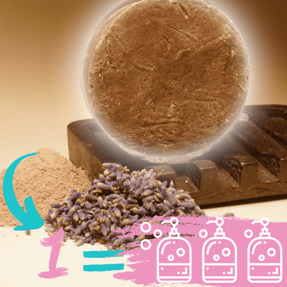 "Grouda" | solid shampoo for oily hair - 100g 