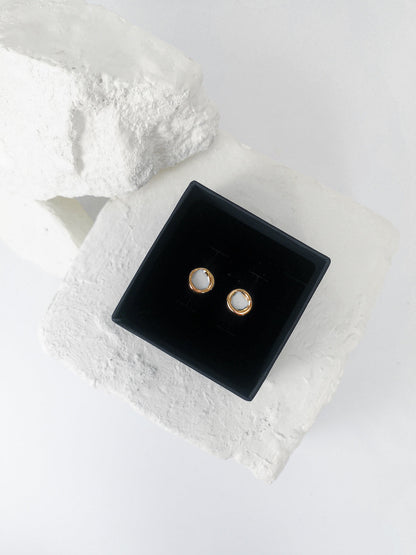 "Friso" porcelain earrings