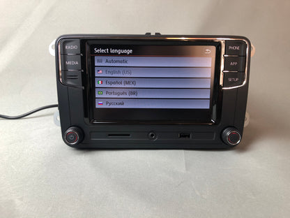 Volkswagen VW RCD 330 CarPlay and Android Car Navigation System Multimedia AUX GPS