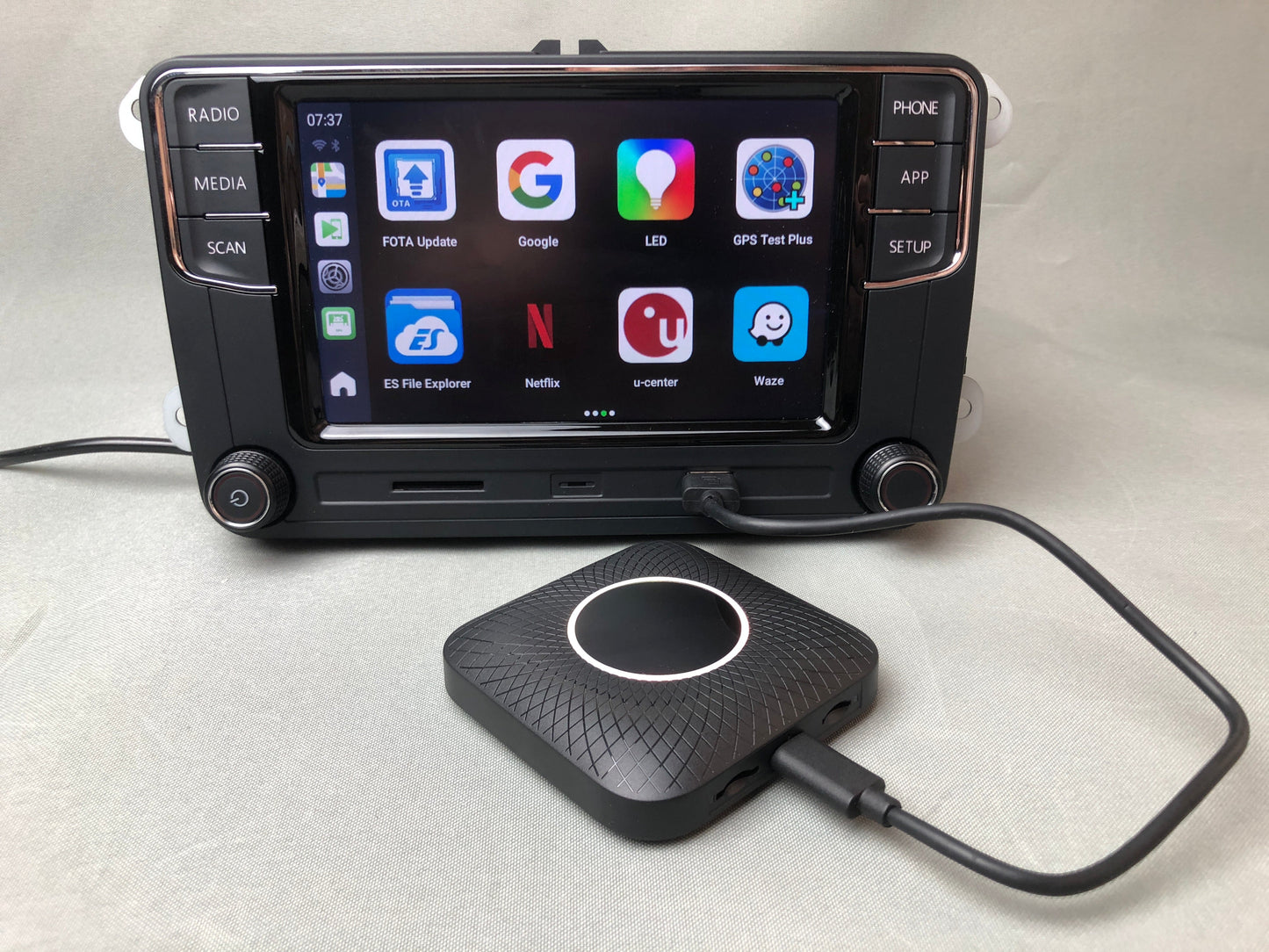 Android 13 Multimedia AI Box 8+128GB Carplay Android Auto Wireless Naviradio TV AMI