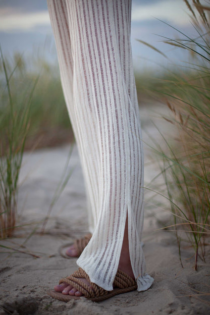 Sole and Caldo 100% Linen Co-ord White