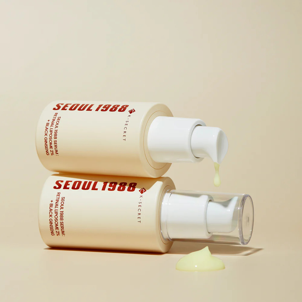 KSECRET SEOUL 1988 Serum : Retinal Liposome 2% + Black Ginseng - Anti-aging serum | 30ml