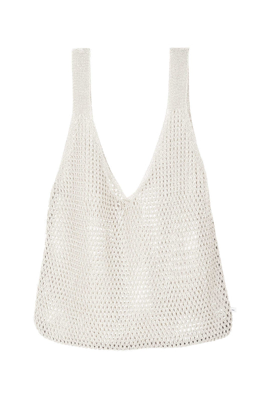 Mare 100% Leinen Sommertasche Weiß