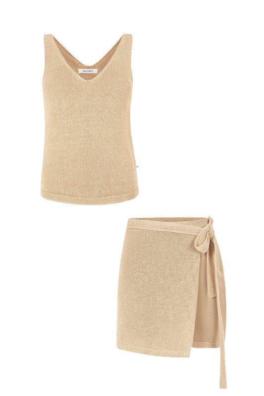Mare 100 % Leinen, Co-ord Sand