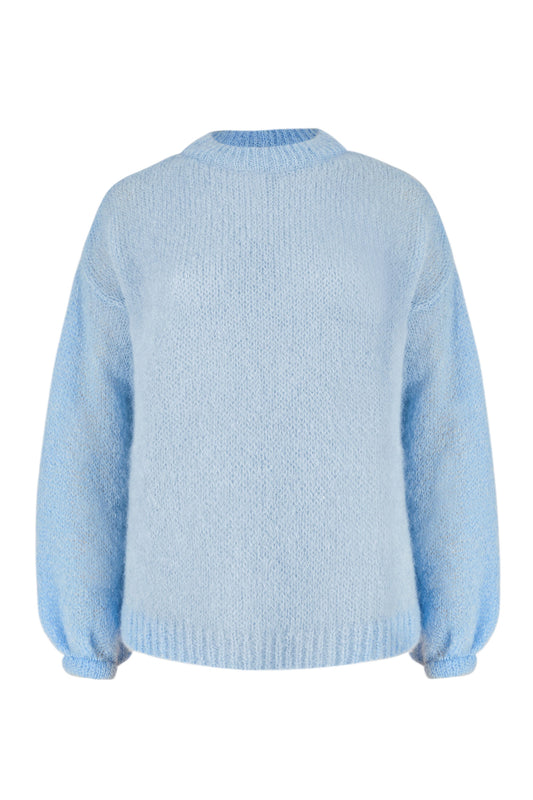 Melody Mohairpullover Himmelblau