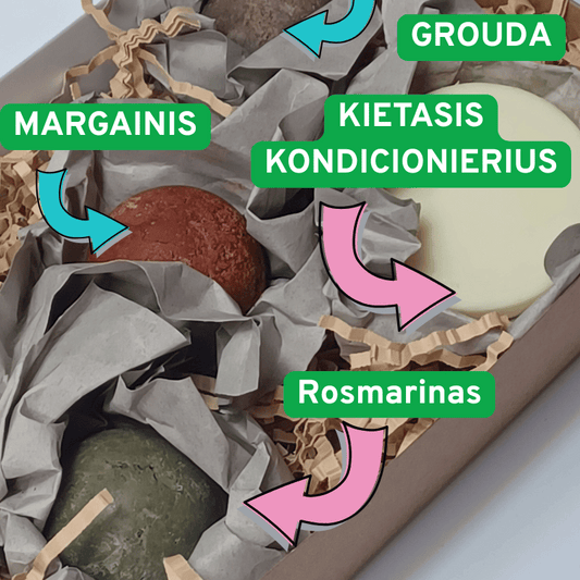 'Relief' Solid Shampoo &amp; Conditioner Sample Pack | Selection for Itchy, Flaky Scalps | 120 g