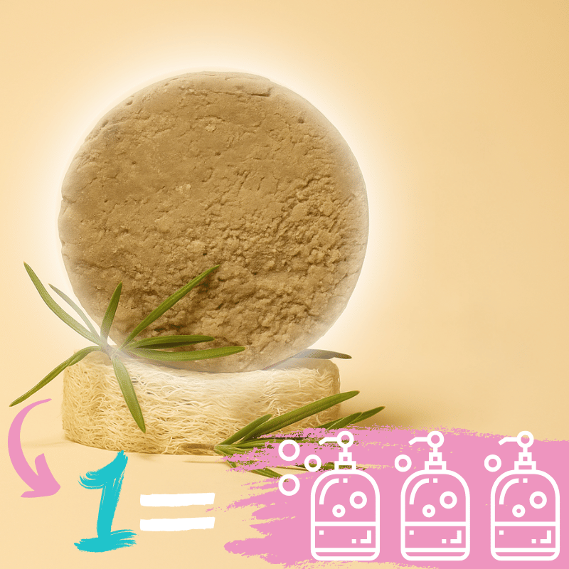 "Rosemary" | Universal solid shampoo for all hair types - 100g 