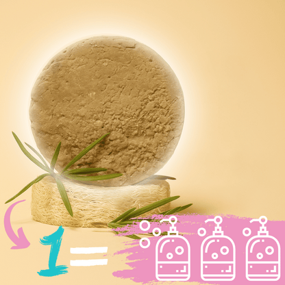 "Rosemary" | Universal solid shampoo for all hair types - 100g 