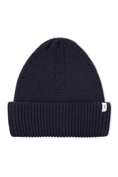 Rotondo 100% Merino Mütze Schwarz