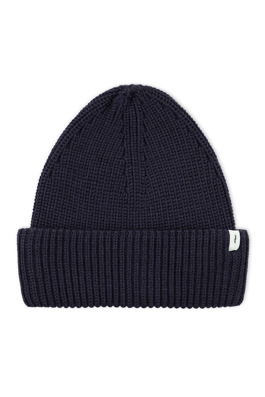 Rotondo 100% Merino Mütze Schwarz