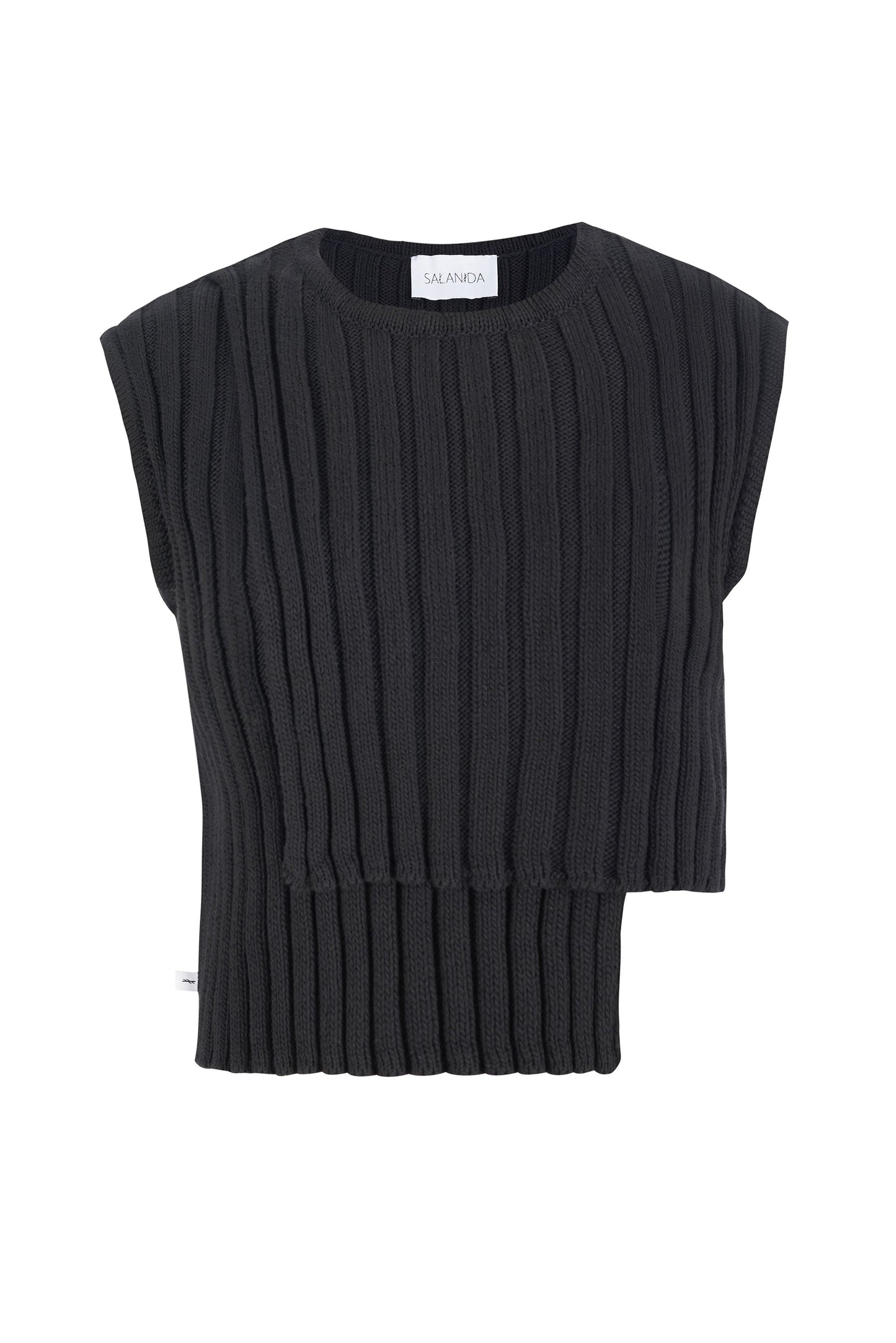 Nuovo Asymmetrisches Top Schwarz