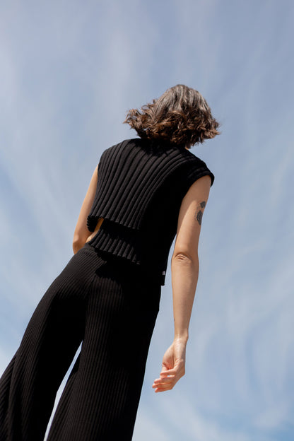 Nuovo Asymmetrisches Top Schwarz