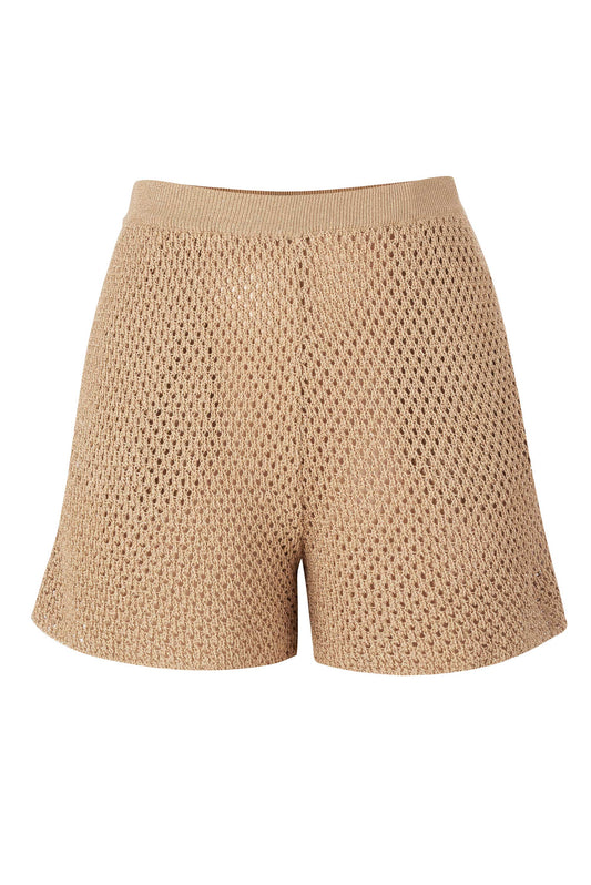 Coco Spitzenshorts Sand