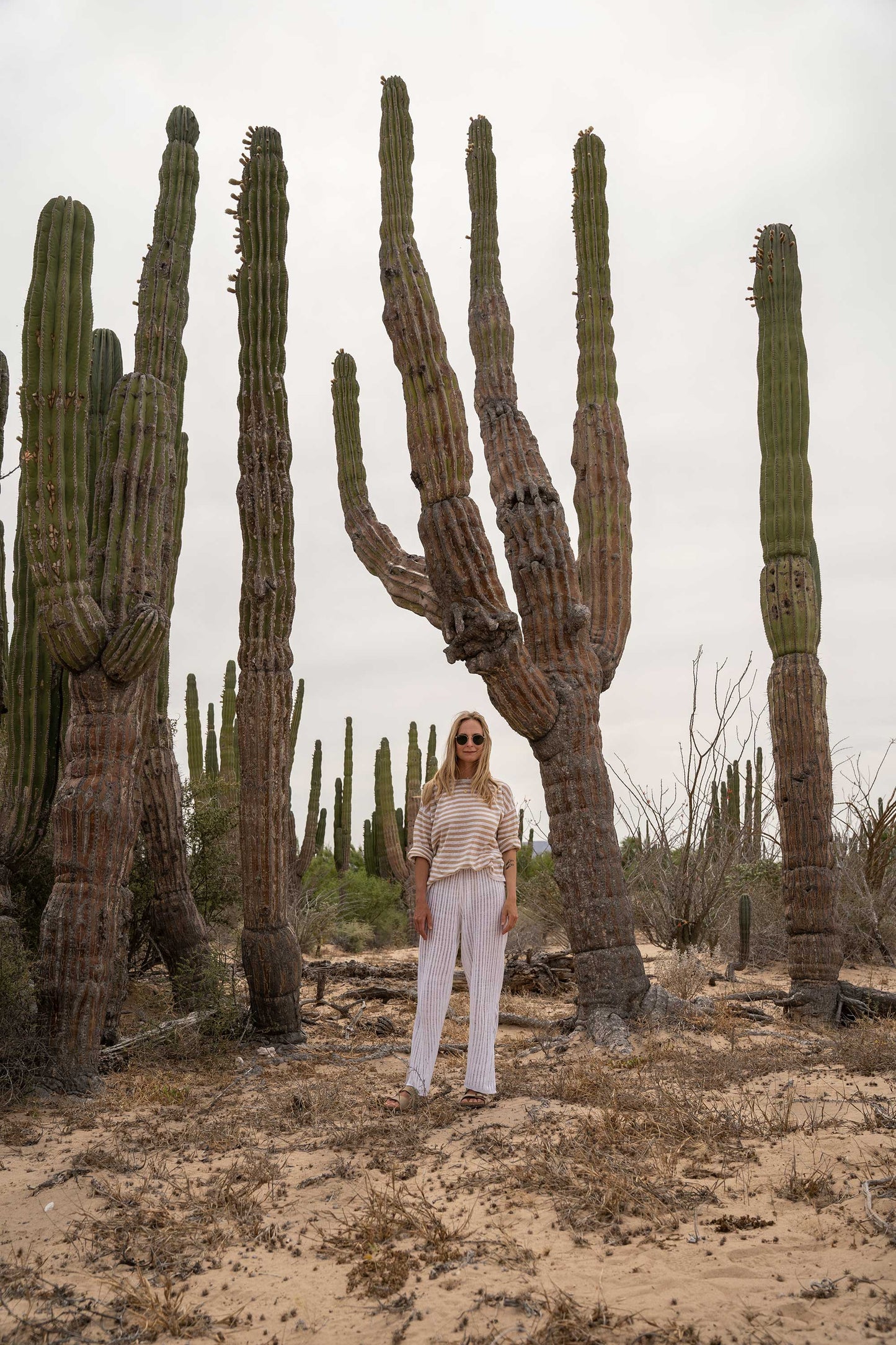 Tanto 100% Linen Long-Sleeve Top Sand *UNISEX*