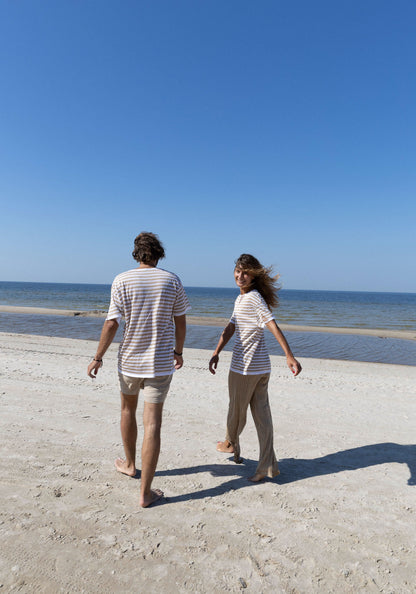 Energia 100% Leinen T-Shirt Sand *Unisex* 