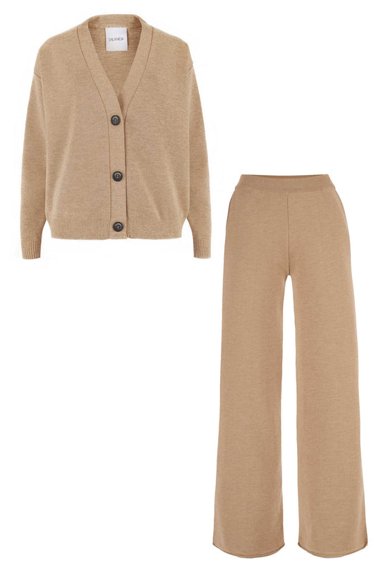 Bene 100 % Merino Co-ord Beige