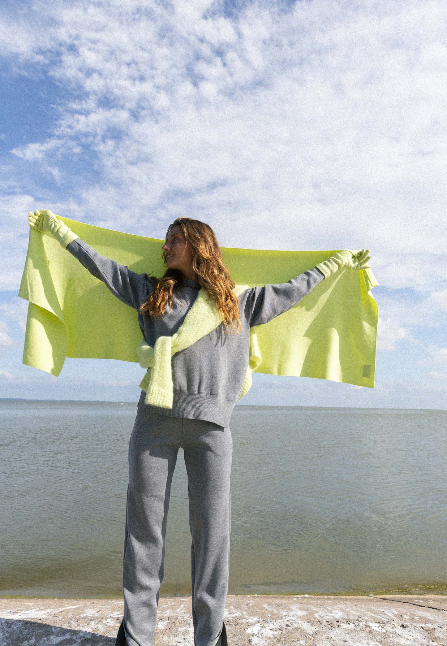 Via 100% Merino Set Limone