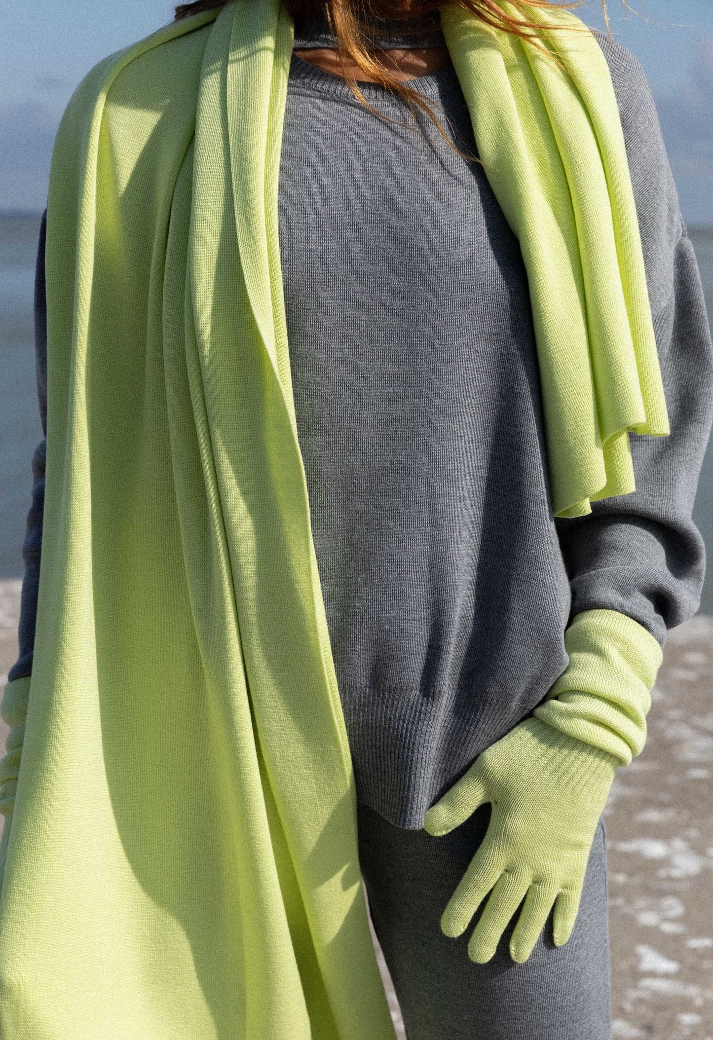 Via 100% Merino Set Limone